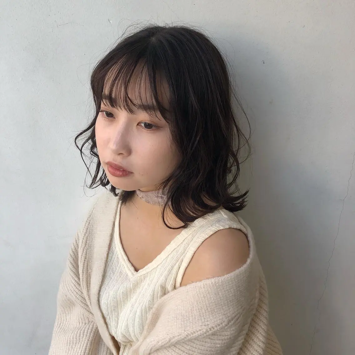 ミディアム カラー sanae /透明感カラーのヘアスタイル