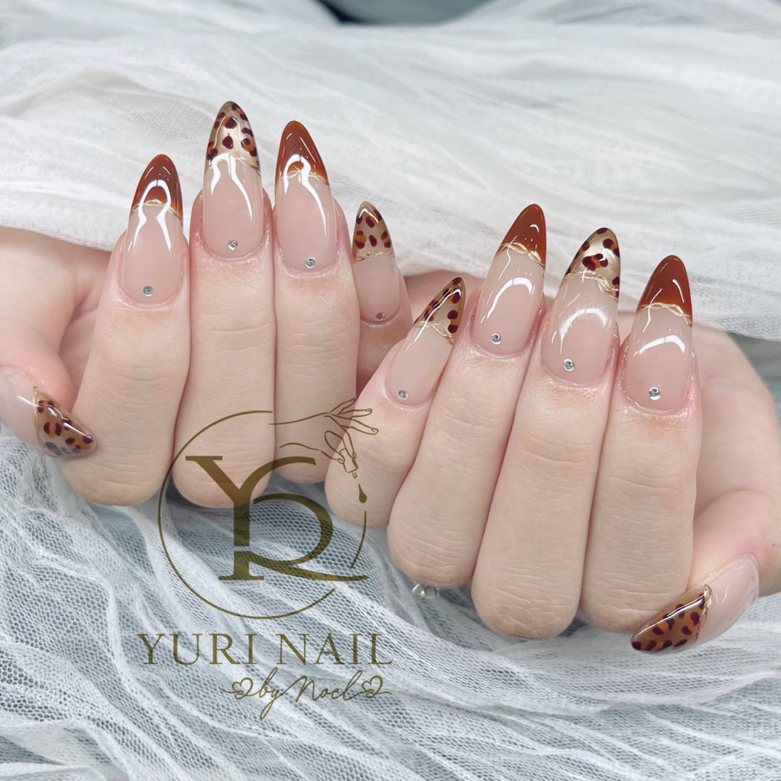 ネイル チークネイル フットネイル フレンチネイル グラデーション キラキラネイル ハンドネイル フットネイル ハンドケア YURI Nail Funabashiのネイルデザイン