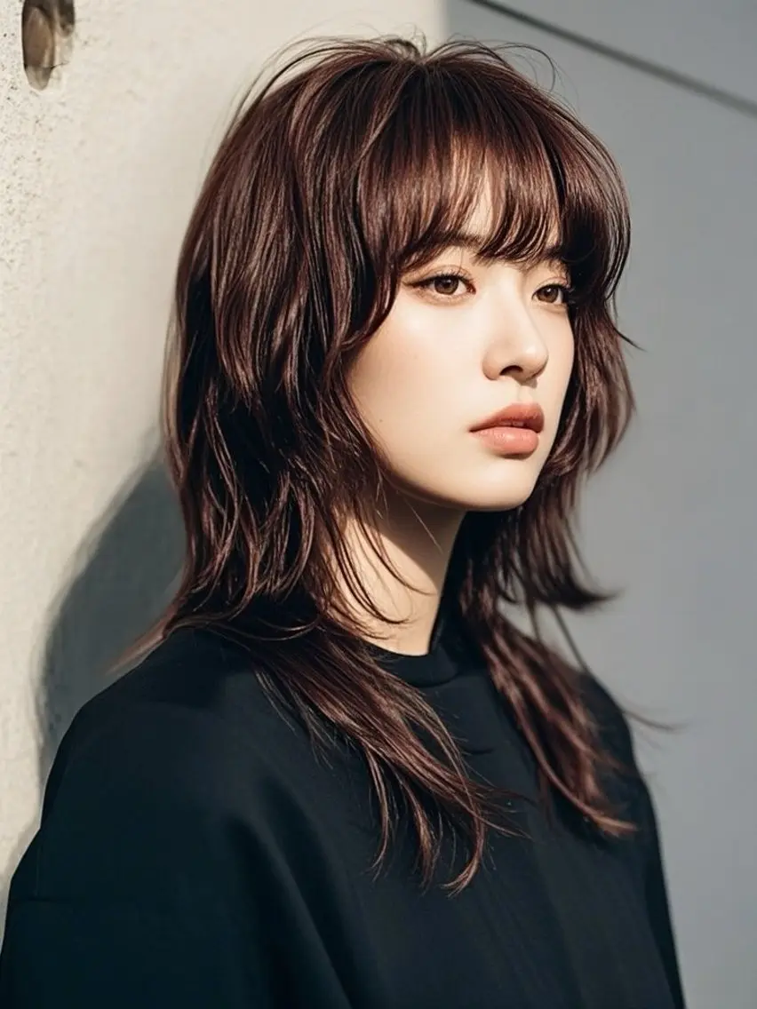 セミロング ショートボブ セミロングパーマ アッシュ ボブ くびれヘア カット ヘアカラー トリートメント ウルフカット 811 大阪梅田 ウルフのヘアスタイル