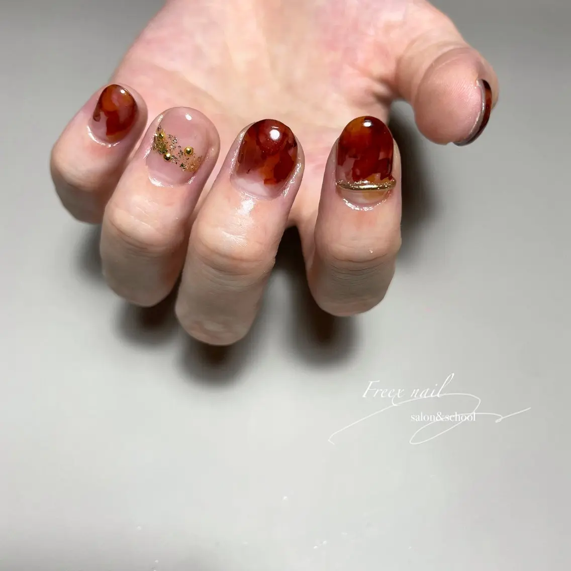 ネイル ハンドネイル ハンドケア freex nail /ニュアンス/個性派のネイルデザイン