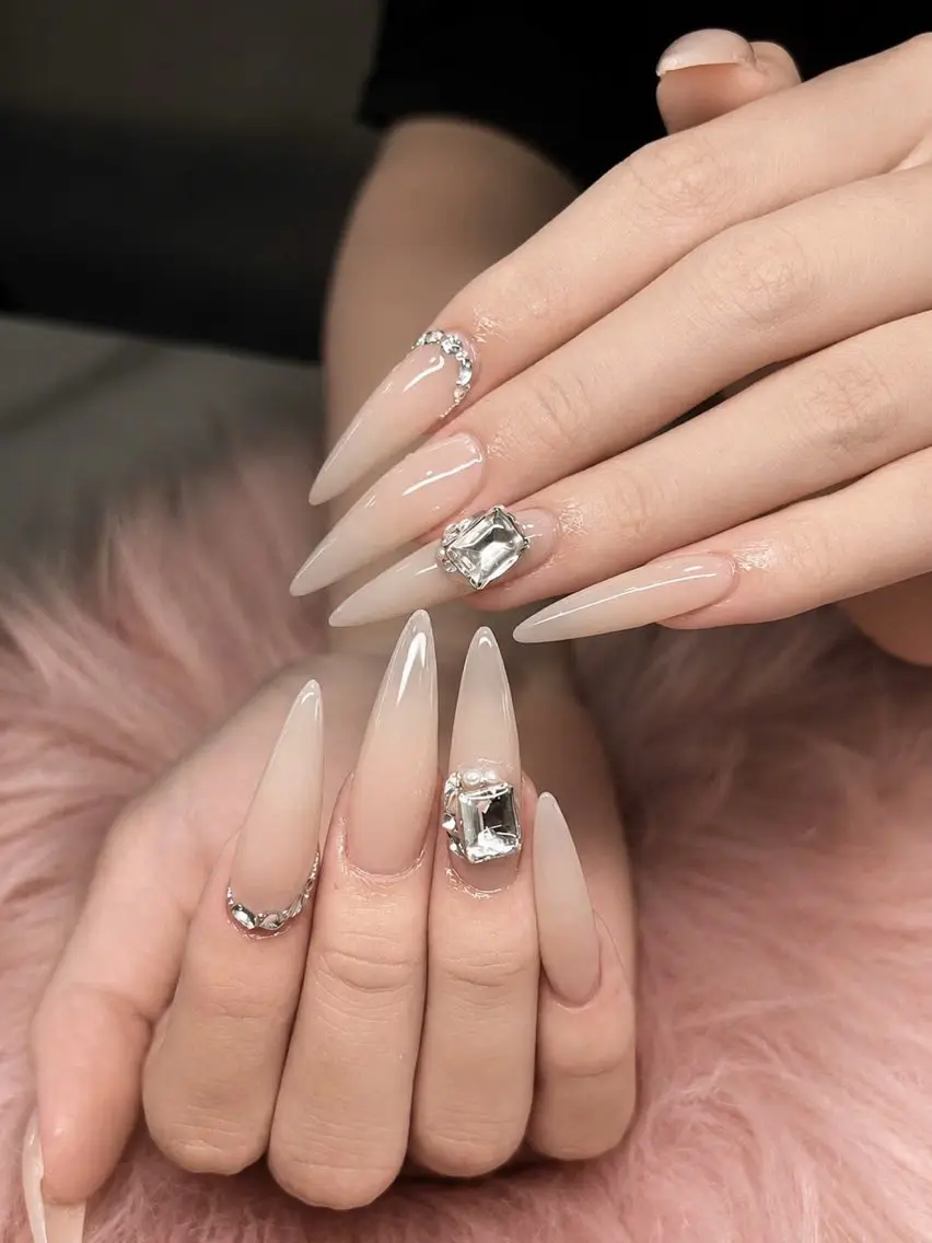 ネイル アートネイル フレンチネイル ジェルネイル 韓国ネイル マグネットネイル HAPPI NAIL 大国町のネイルデザイン