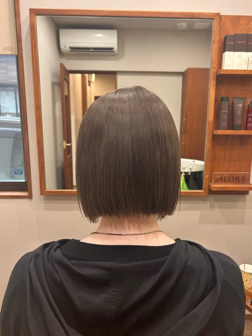 ショート 縮毛矯正 Jamme /齋藤 若菜のヘアスタイル