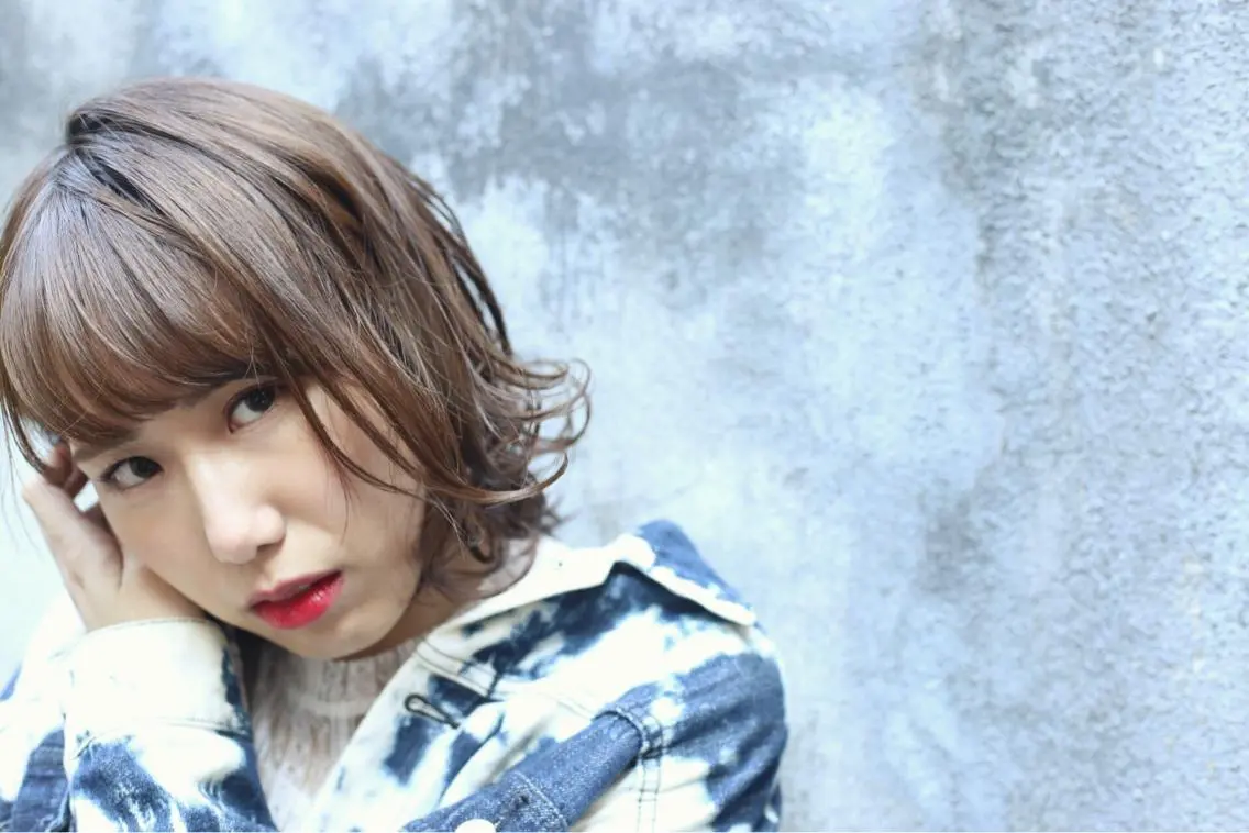 ショート カラー 外国人風カラー ヘアカラー トリートメント vato バトのヘアスタイル