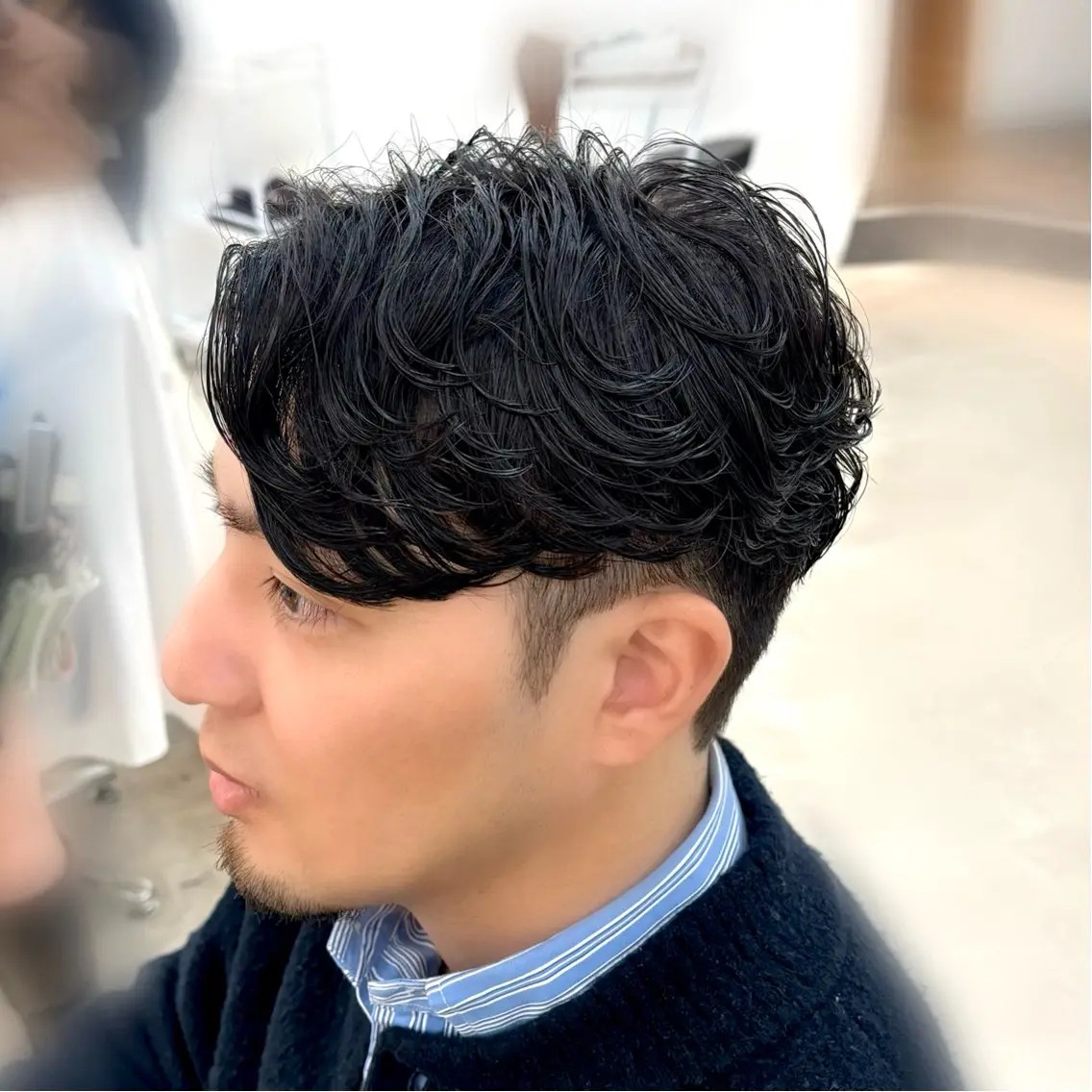 パーマ メンズ カット パーマ 【短髪パーマ】 💕MISAKIのヘアスタイル