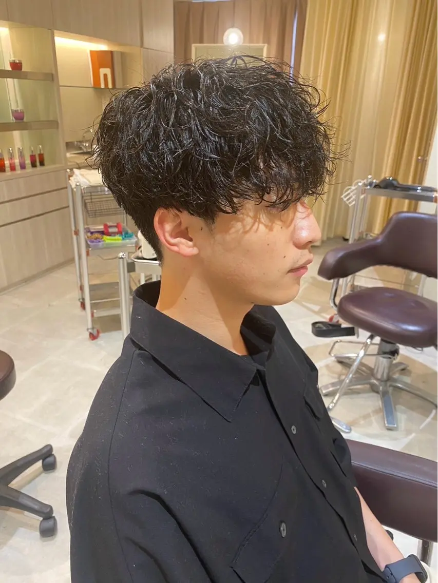 パーマ メンズ メンズパーマ カット パーマ FIX店長/名駅/ 国際センター/パーマのヘアスタイル