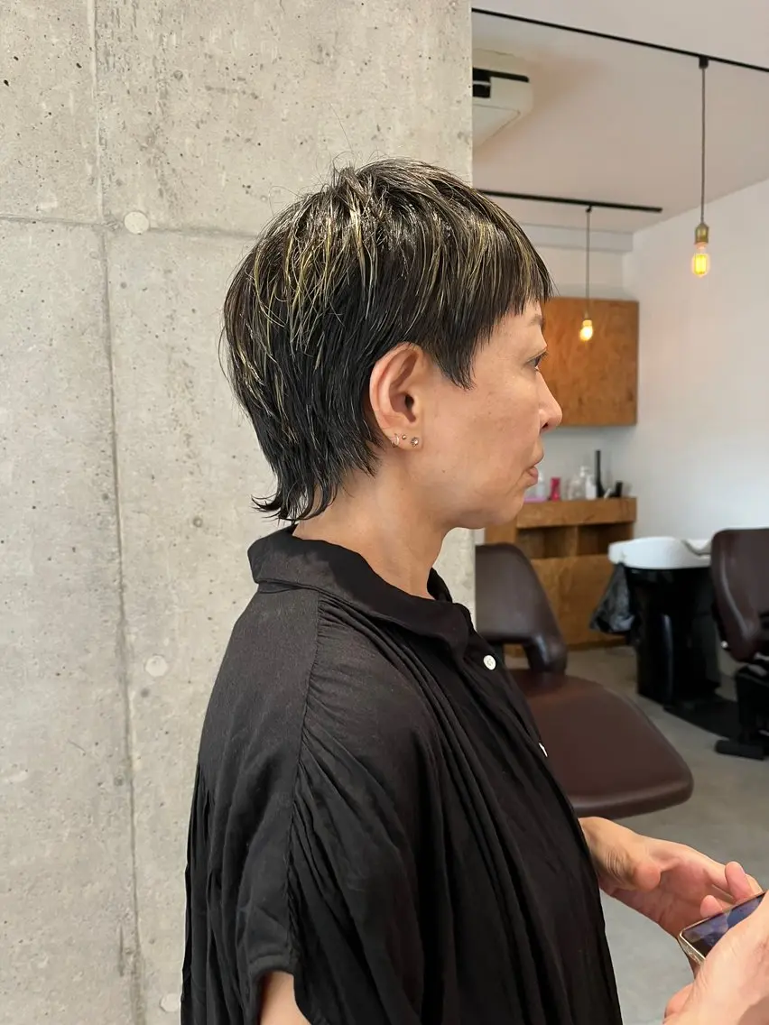 ショート ショートヘア 暖色/パーマ 🌼クニトウメイのヘアスタイル
