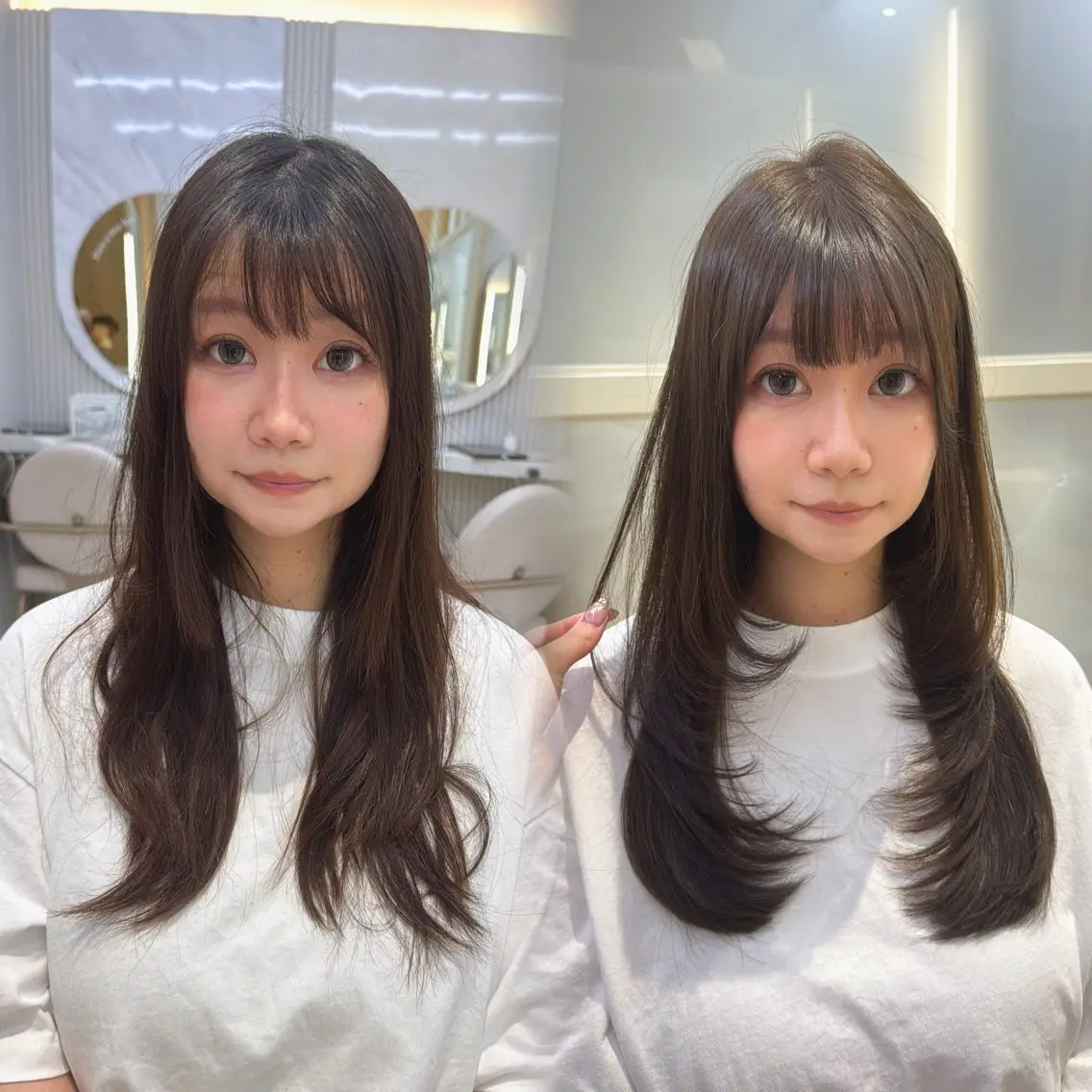 ロング ハイレイヤー レイヤーカット カラー/ヘアセット Nanami💗のヘアスタイル