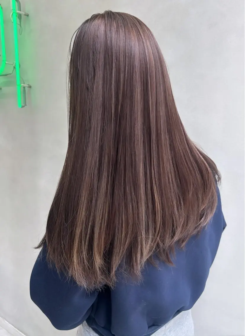 ロング カラー ハイライトカラー ハイライト カット ヘアカラー 中津 /kipi アカネのヘアスタイル