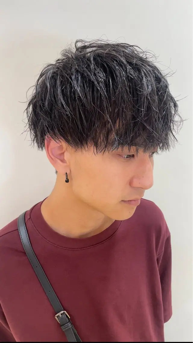 ショート メンズ メンズパーマ 吉澤 杏美のヘアスタイル