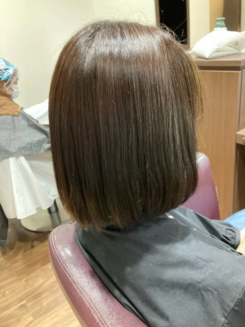 ミディアム 髪質改善 松崎 崇のヘアスタイル