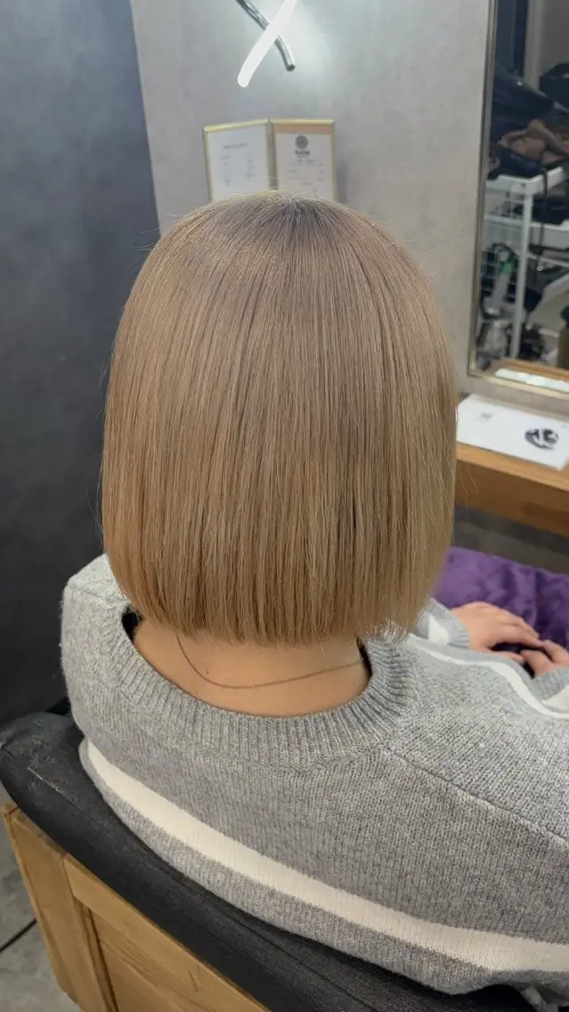 ミディアム カラー ヘアカラー 限界オタク美容師 💜Natsuki☁のヘアスタイル