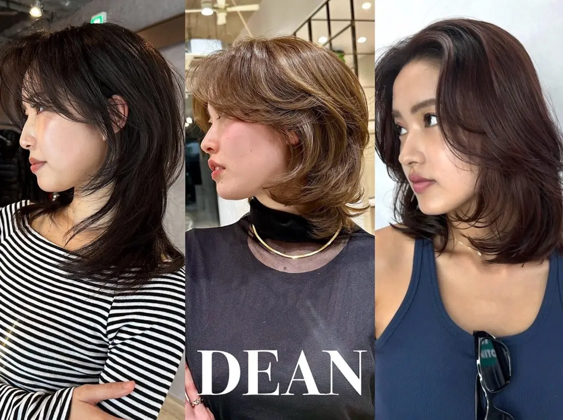 セミロング カット トリートメント DEAN ISLA 海外風ヘアサロンのヘアスタイル