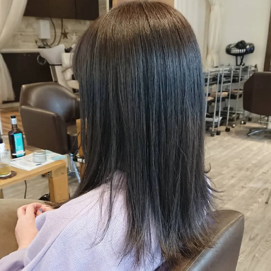 ロング カット トリートメント 【髪質改善】川越　  艶髪カラー/木村のヘアスタイル