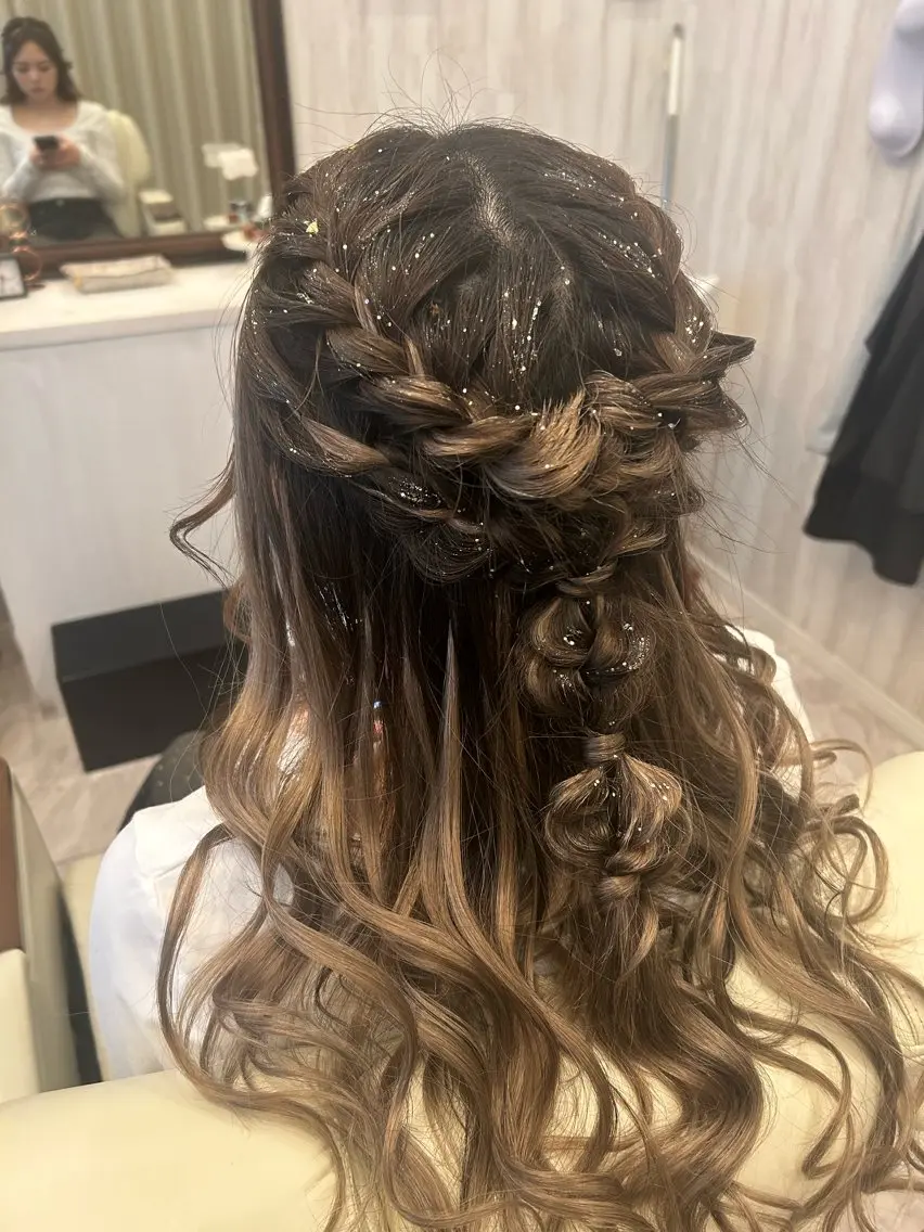 ヘアアレンジ エクステ Infinity -Miko-【艶】のヘアスタイル