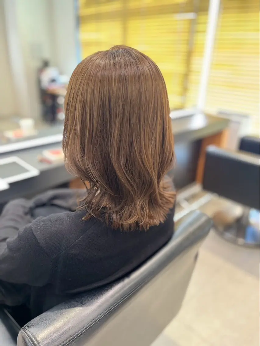 ミディアム 【本陣】カット モデル/朝岡 慧のヘアスタイル