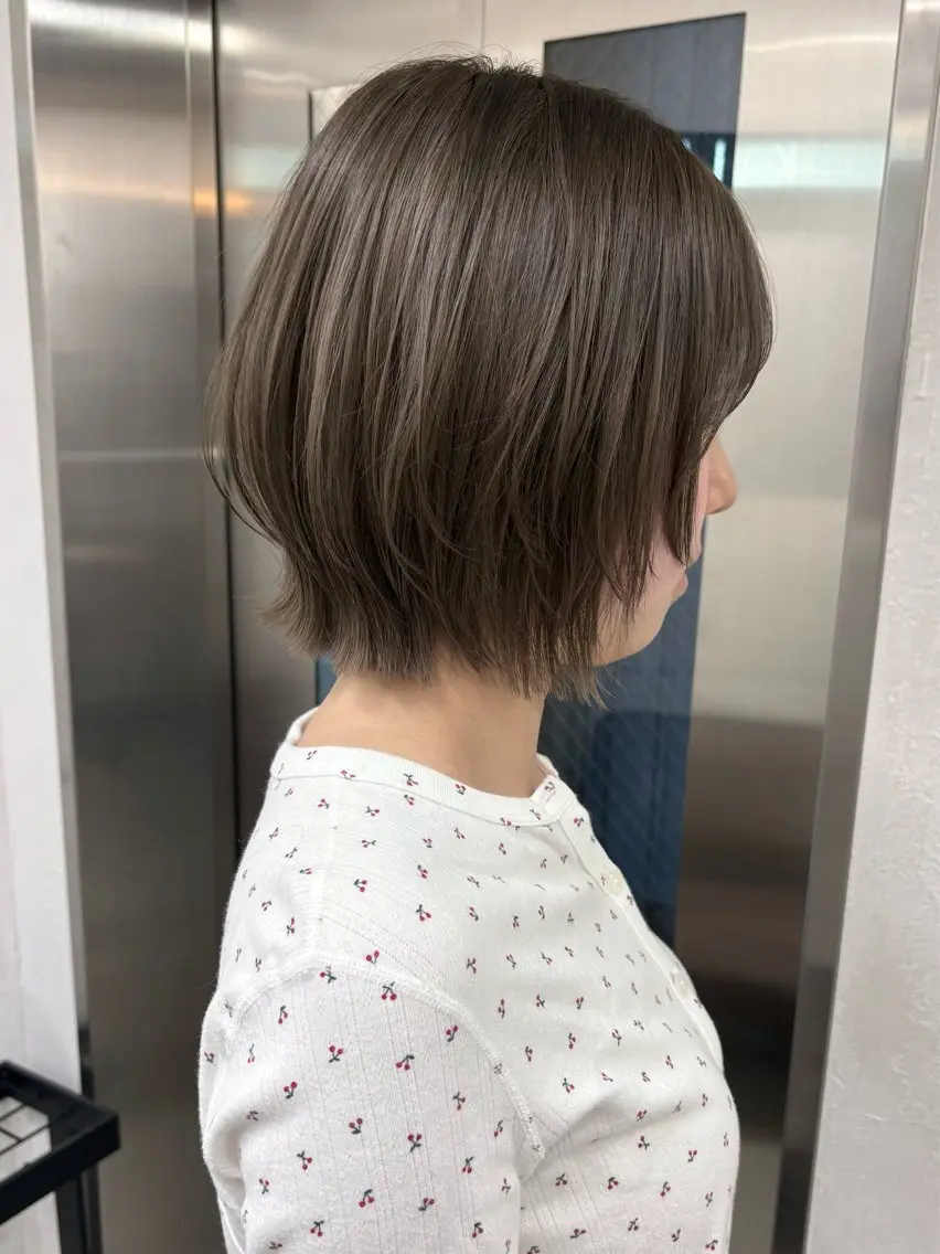 ショート カラー ヘアカラー ダブルカラー/寒色 カラー/リリカ🦕のヘアスタイル