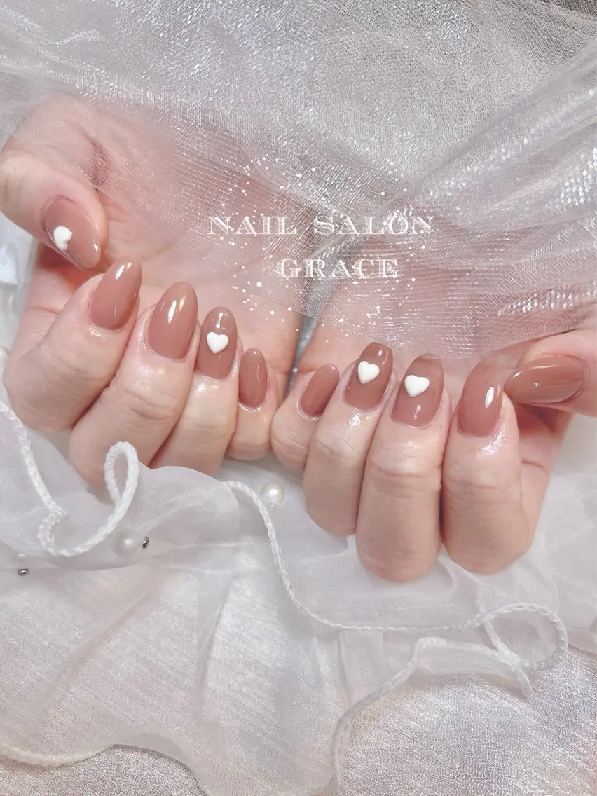 ネイル ワンカラーネイル ハンドネイル OASIS nailsのネイルデザイン