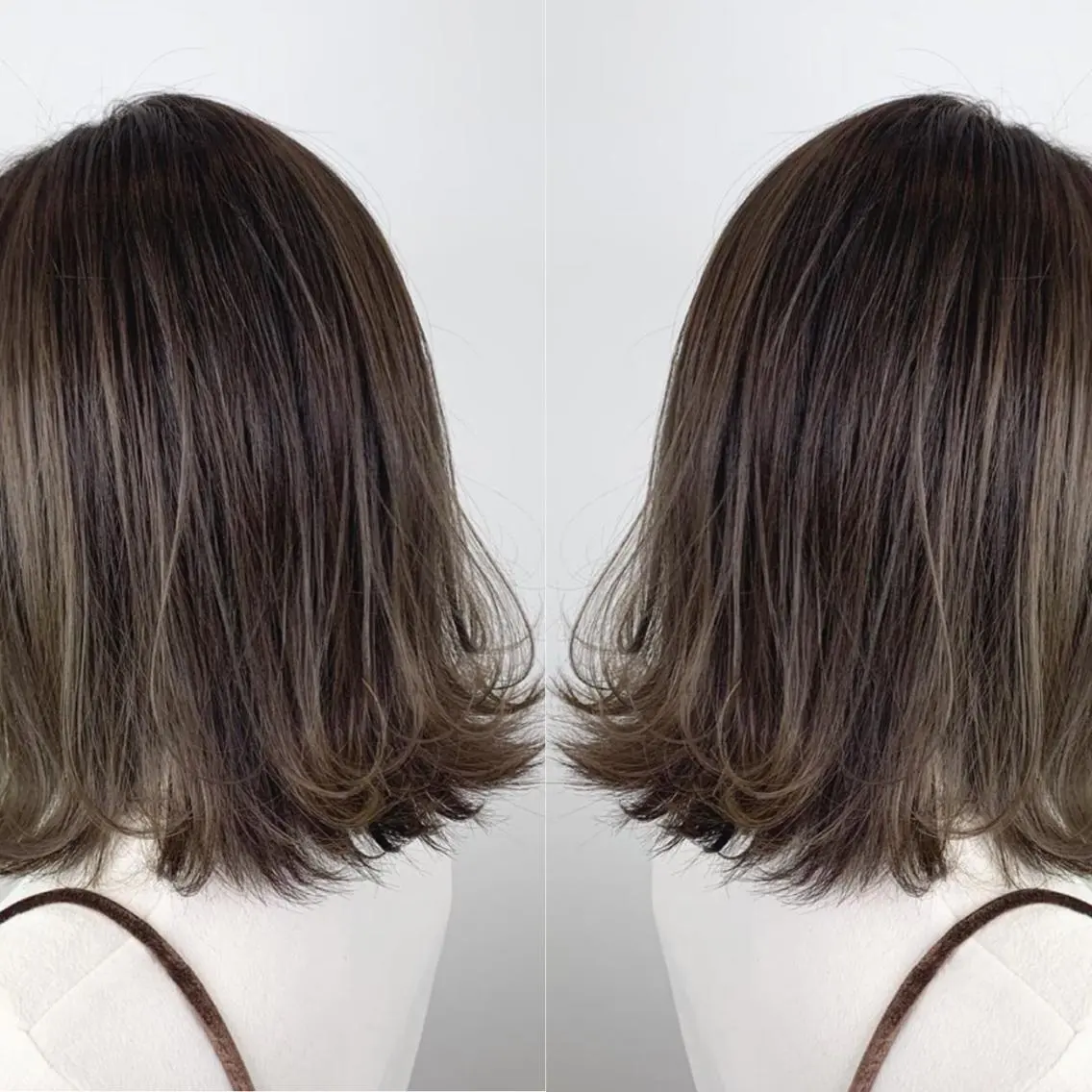 ミディアム カット ヘアカラー トリートメント 【White京橋】 岸 拓斗のヘアスタイル