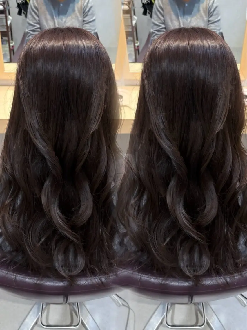 ロング カラー カット ヘアカラー 透明感/チョコカラー 💍TAMA💍のヘアスタイル