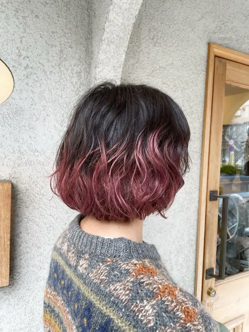 カラー パーマ メンズ メンズブリーチ ブリーチ 野間 祐哉のヘアスタイル