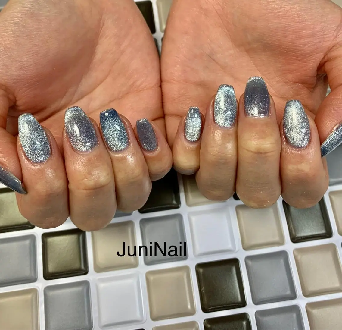 ネイル オーロラネイル クリアネイル フラッシュネイル フレンチネイル 氷ネイル・うるうるネイル ハンドネイル JuniNail 주니네일🇰🇷suのネイルデザイン