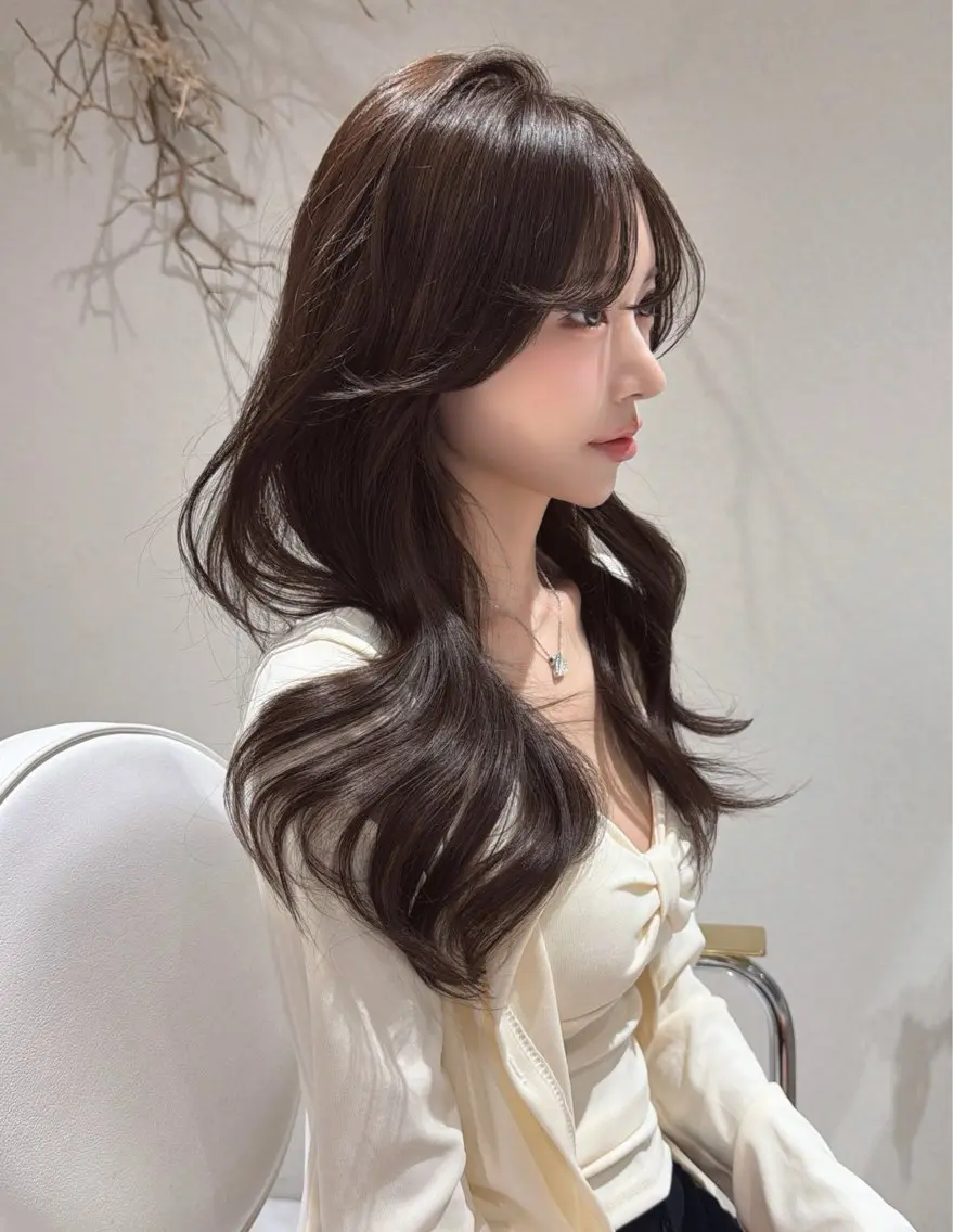 セミロング 高村 旭加のヘアスタイル