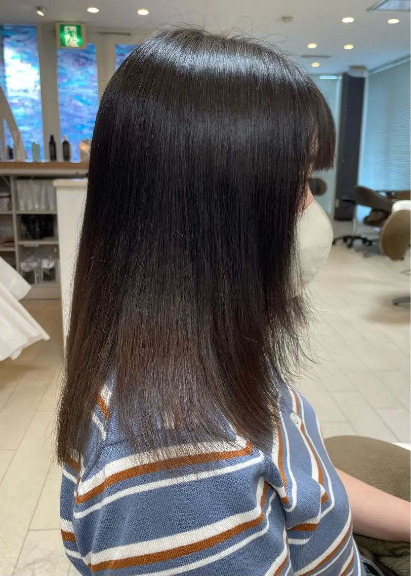 ミディアム カット アミーベル🧸🧡 本店✂️しおりのヘアスタイル