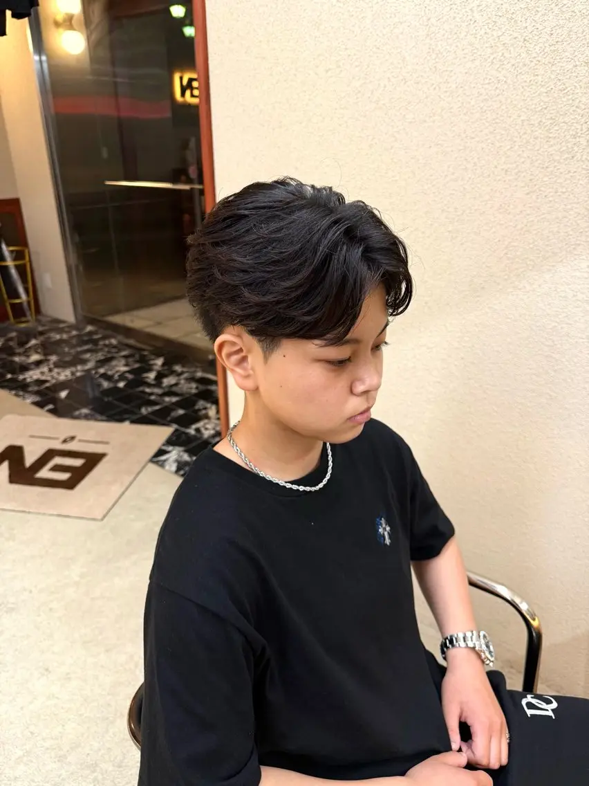 パーマ メンズ フェザーパーマ メンズパーマ カット パーマ EN大宮/メンズ パーマ強化中の山田のヘアスタイル