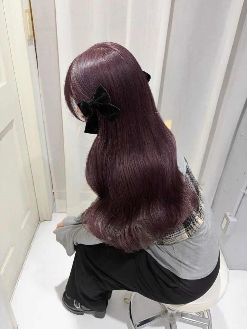 ロング 🎀無料カットモデル 🪞5cm以上いちかのヘアスタイル
