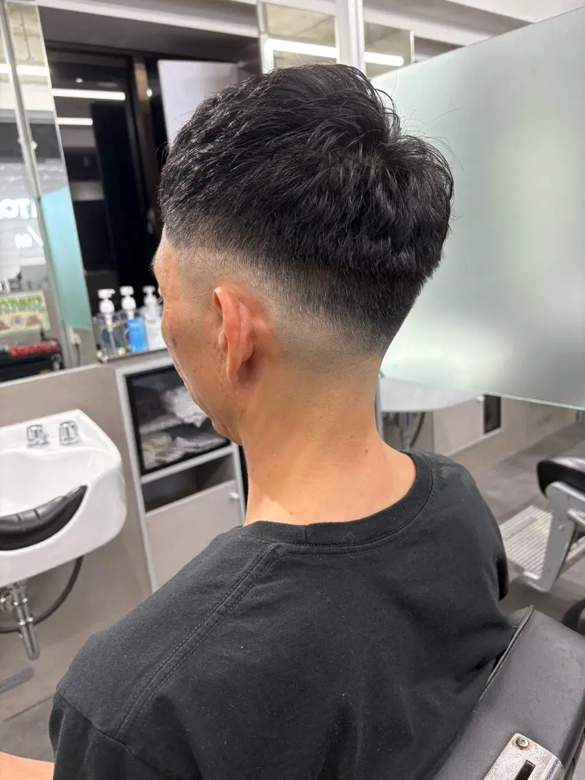 ショート メンズ カット パーマ 本間 颯太のヘアスタイル