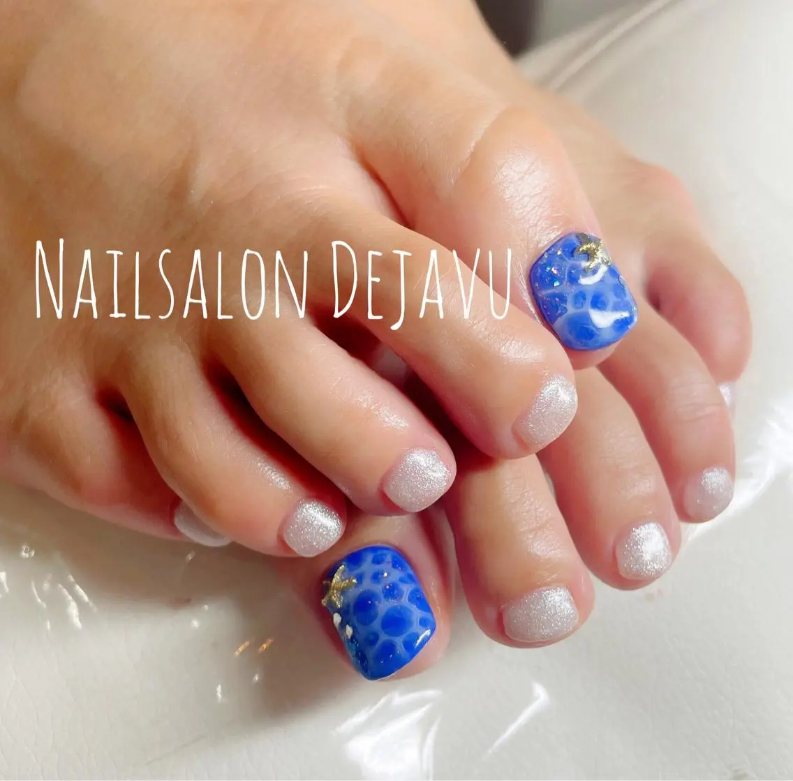 ネイル アートネイル フットネイル シンプルネイル Nail salon Dejavu 🌿のネイルデザイン