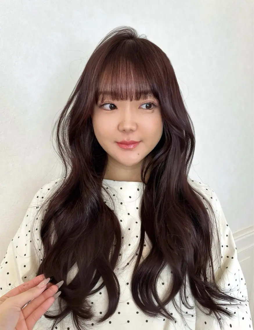 ロング カラー 透明感ブリーチなし Wカラー / 田村のヘアスタイル
