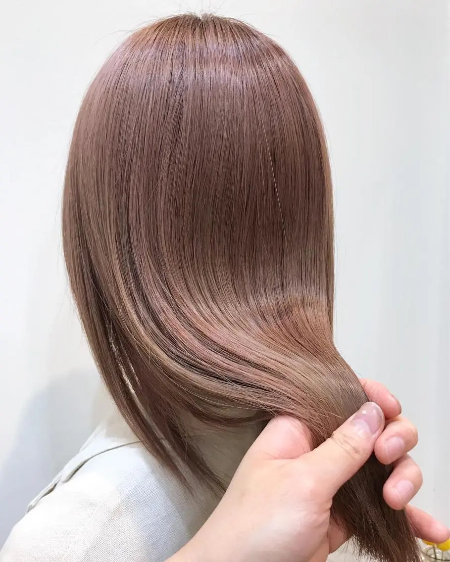 【2・3回目の方限定】カット+ケアカラー+高濃度ケラチン10ステップTRの写真
