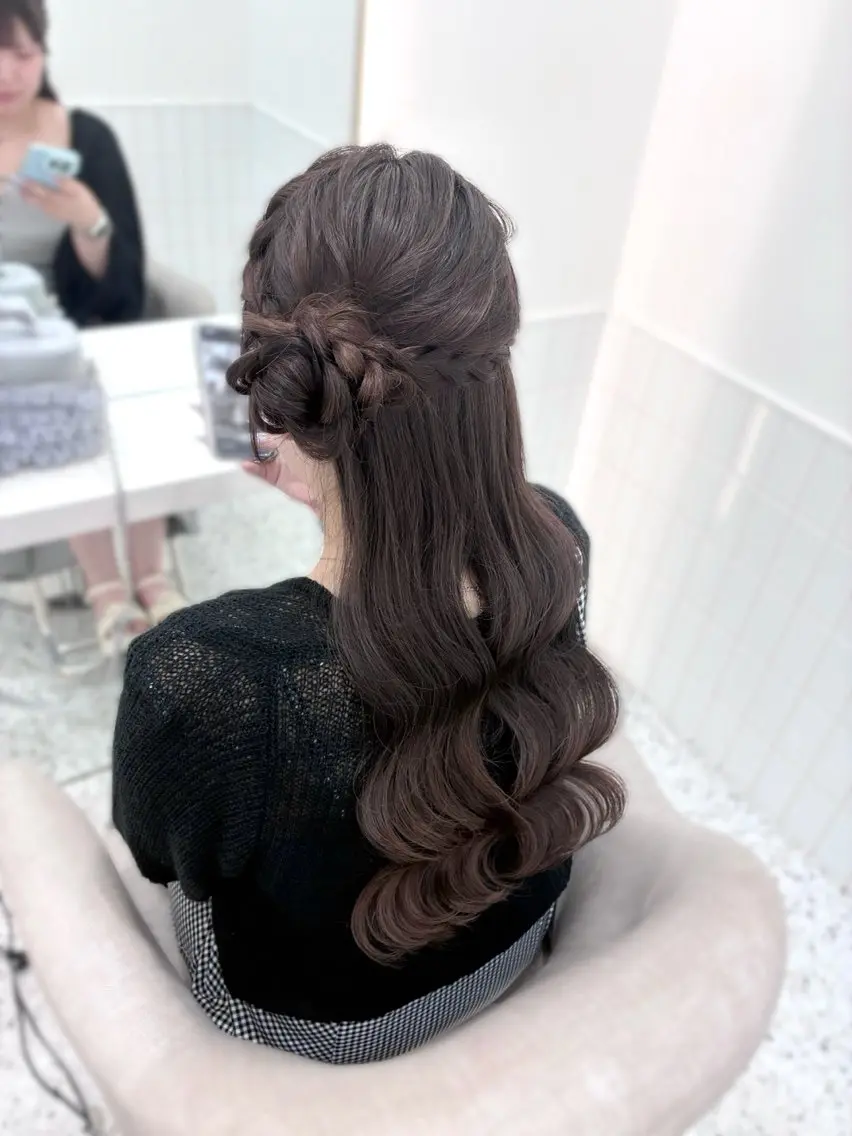 ロング ヘアアレンジ 松村 知佳のヘアスタイル