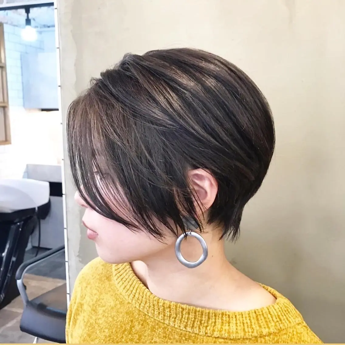 ショート カラー ハンサムショート ショートヘア ANGELICA 近鉄奈良店のヘアスタイル