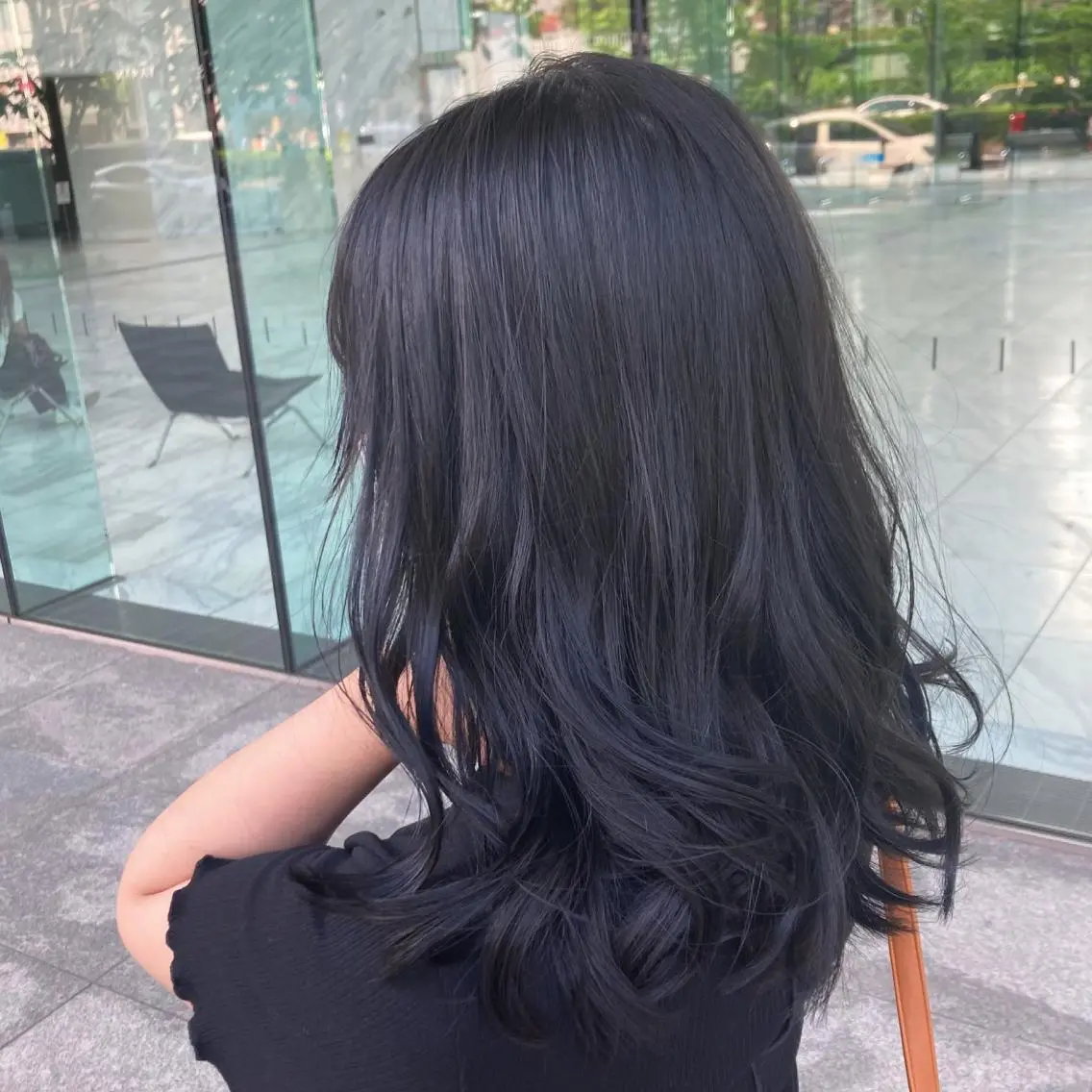 セミロング カラー カット ヘアカラー トリートメント 💖ブリーチなし透明 感💖ASAHIのヘアスタイル