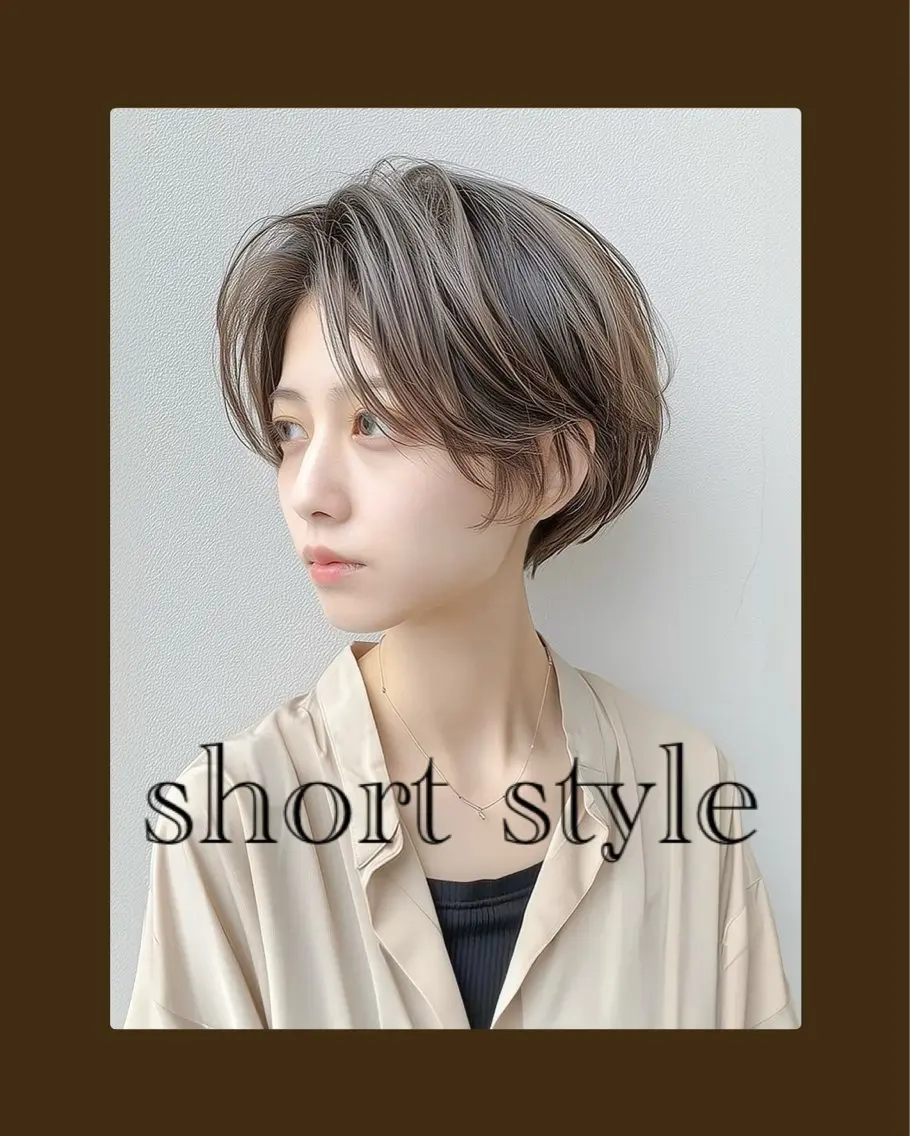 ショート ワンレンボブ ショートボブ ボブ 顔まわりレイヤー 顔周りカット 🥀髪質改善/ 透明感🥀ユイキのヘアスタイル