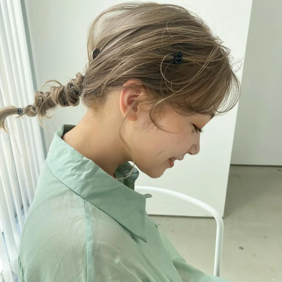 ミディアム カラー ヘアカラー トリートメント 坂本 圭太朗のヘアスタイル