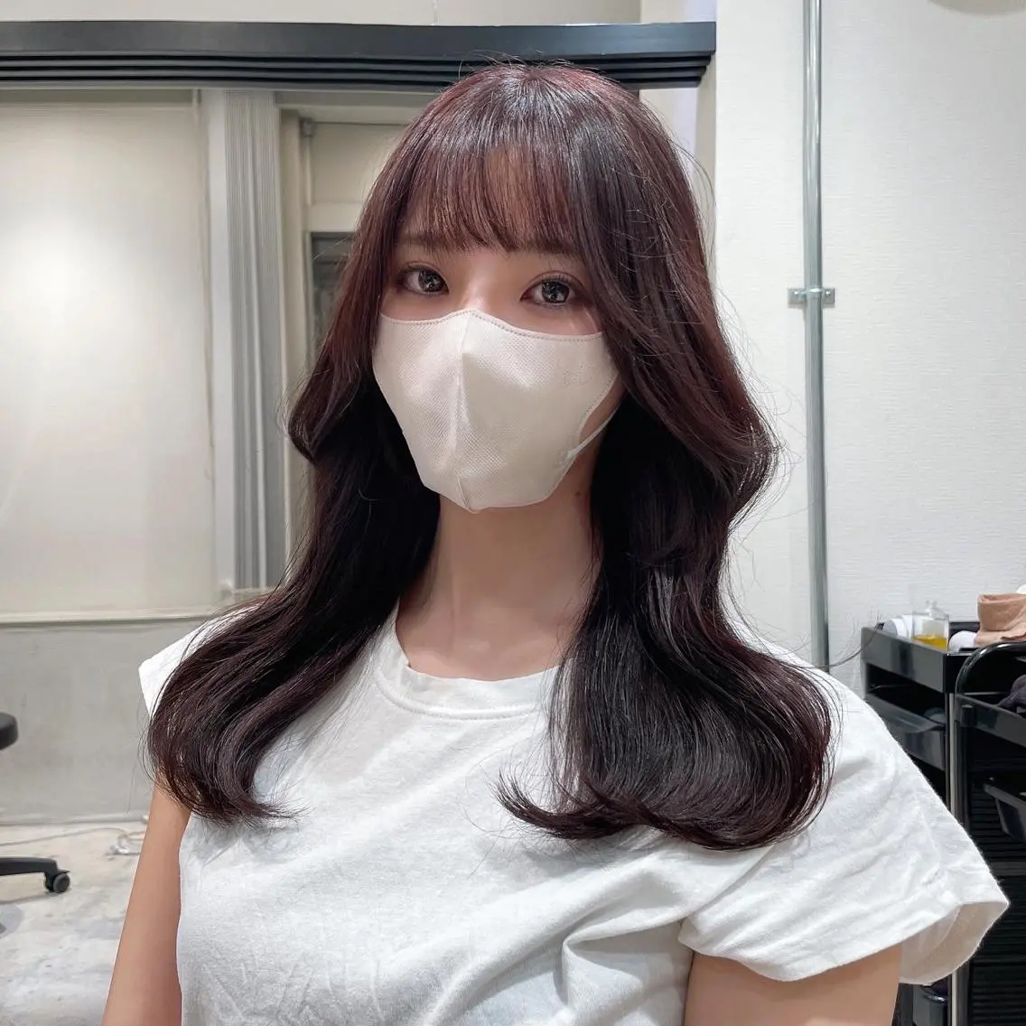 ロング カラー ベージュカラー ブリーチ 透明感カラー ダブルカラー インナーカラー カット ヘアカラー メンズカット募集 yuuka 🤍のヘアスタイル