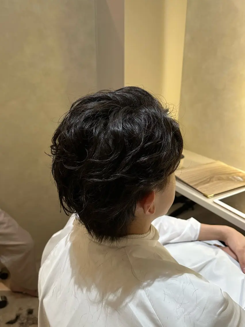 パーマ ニュアンスパーマ 松森 風馬のヘアスタイル
