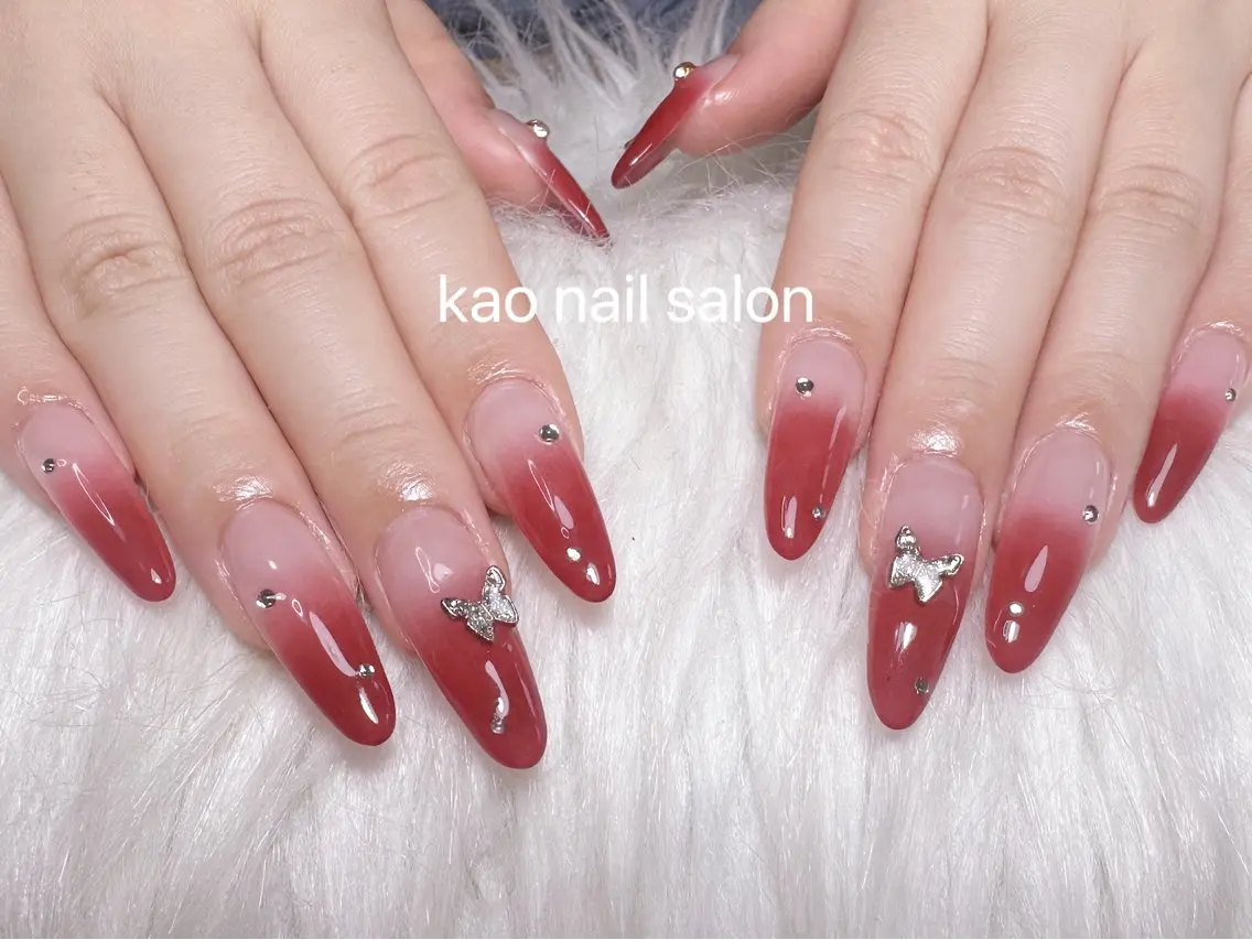 ネイル ハンドネイル kao nail マグネット/長さだしのネイルデザイン