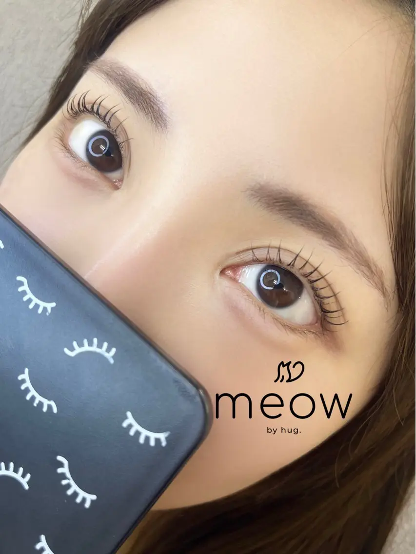 マツエク・マツパ 一重×まつ毛パーマ meow RINA 恵比寿🐈🎀のマツエク・マツパデザイン