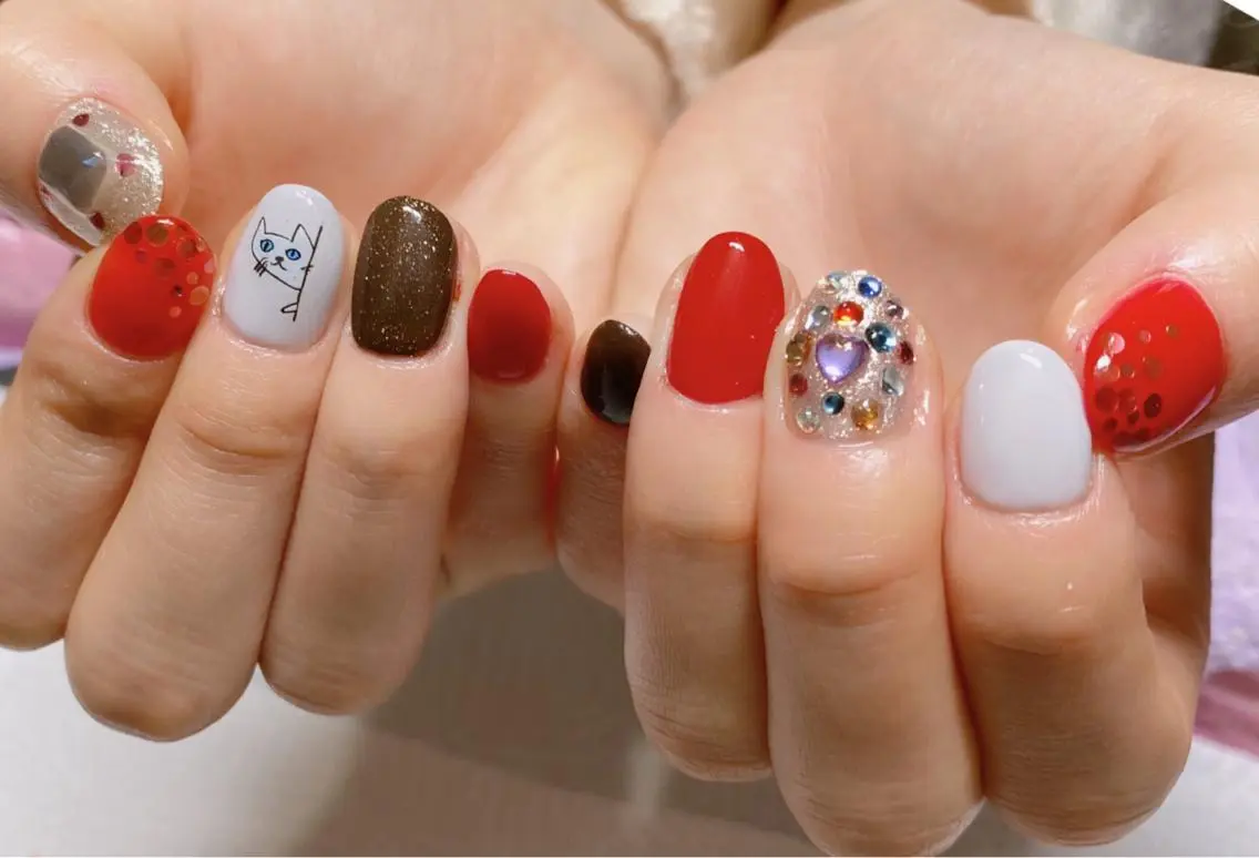 ネイル バレンタイン ハンドネイル ハンドケア u sのネイルデザイン