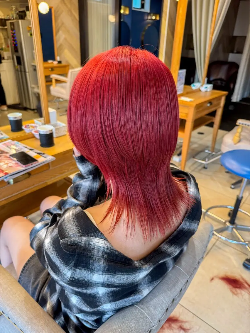 カット+ブリーチカラーのメニューです。の写真