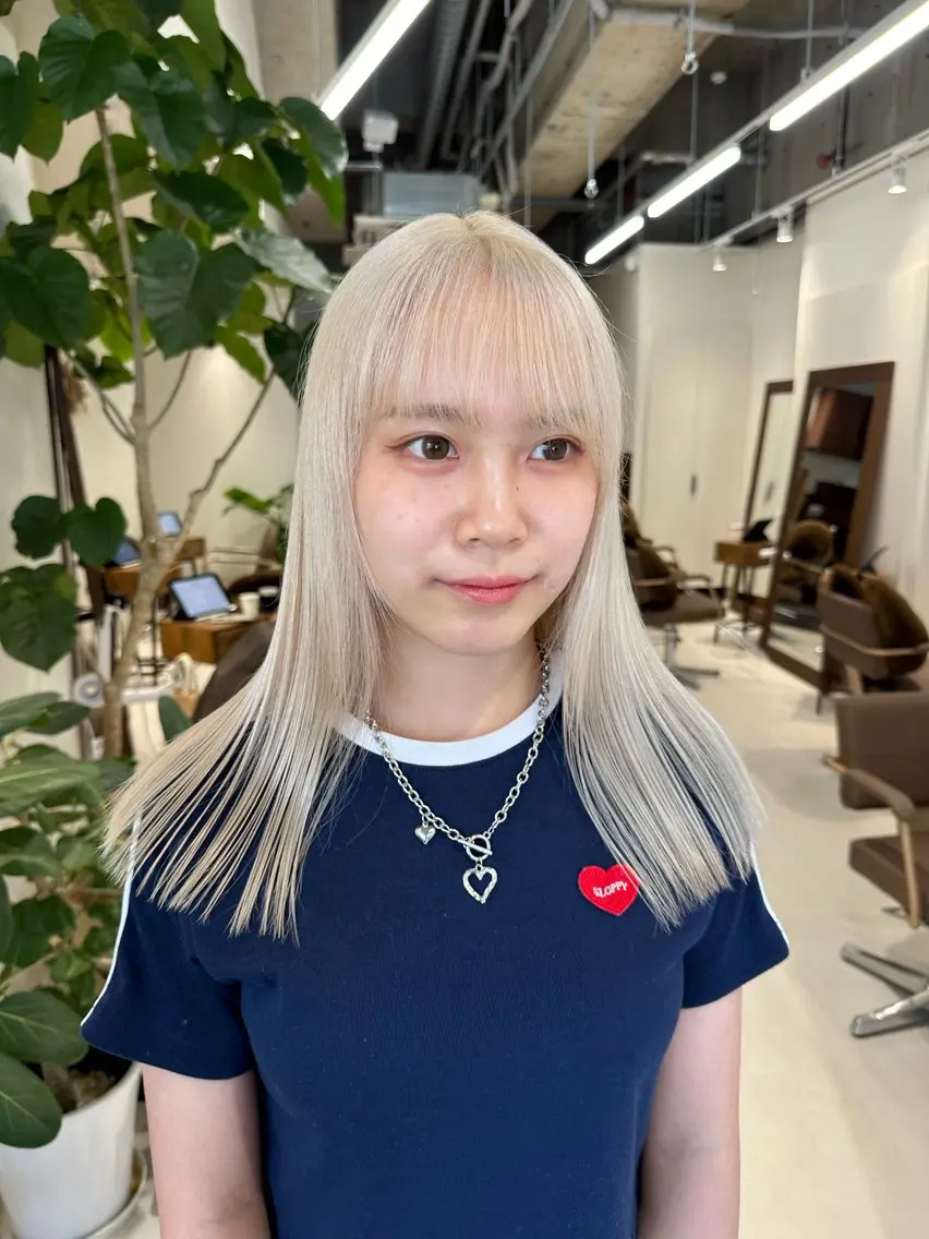 セミロング カラー カット ヘアカラー トリートメント Liru:smart salon/茅ヶ崎のヘアスタイル