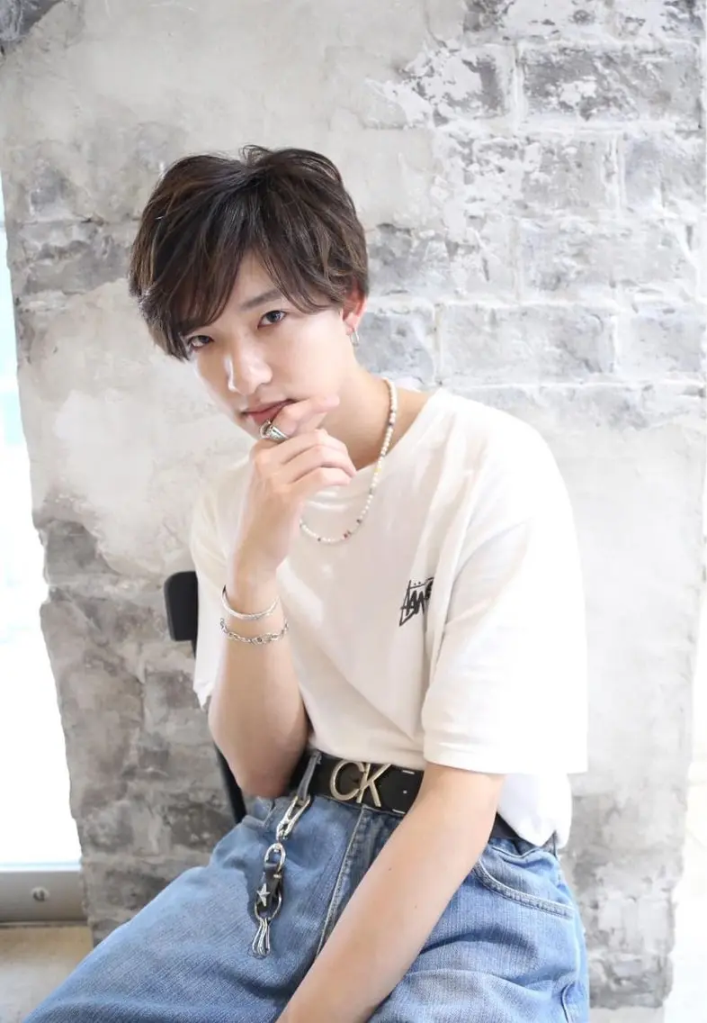 ショート パーマ 馬場 彩のヘアスタイル