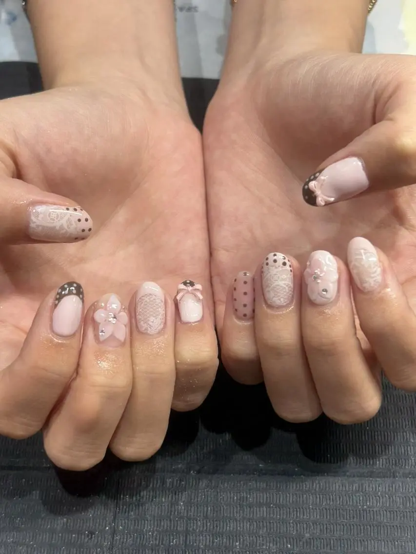 10本フルアート🎀画像のアート指定🎨色変えOK⭕️の写真