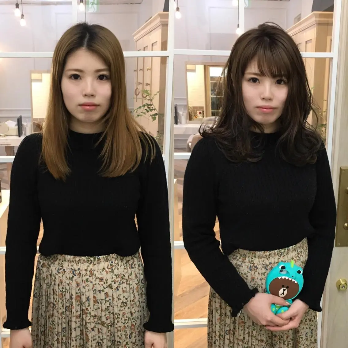 セミロング カラー 大人可愛いショート* NoWL栗原隆成のヘアスタイル