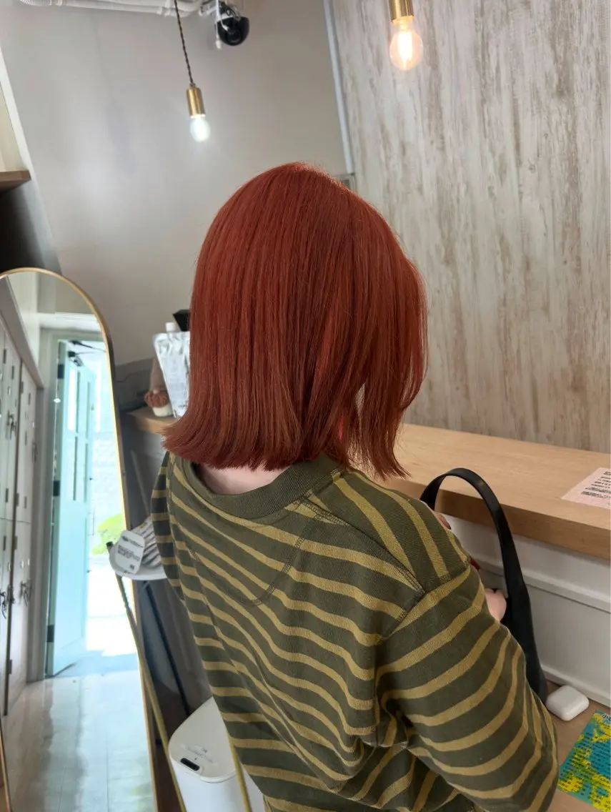 【新規限定✨】🧡ブリーチダブルカラー＋水トリートメント🧡の写真