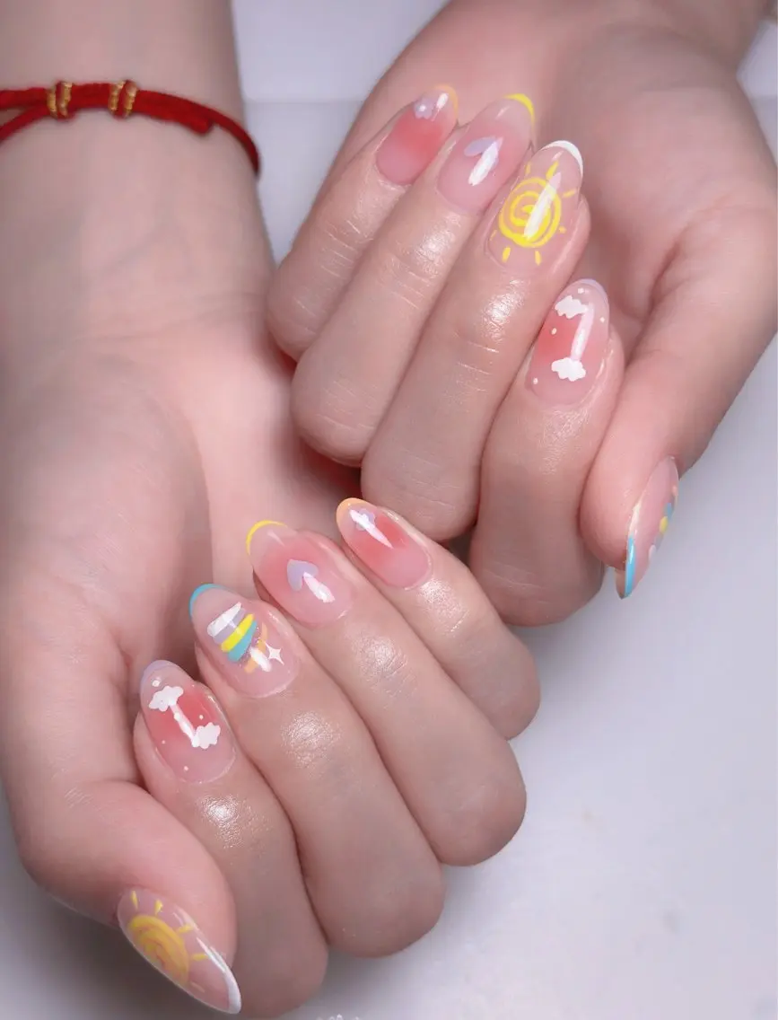 ネイル ハンドネイル 👍thumbs up nail👍のネイルデザイン